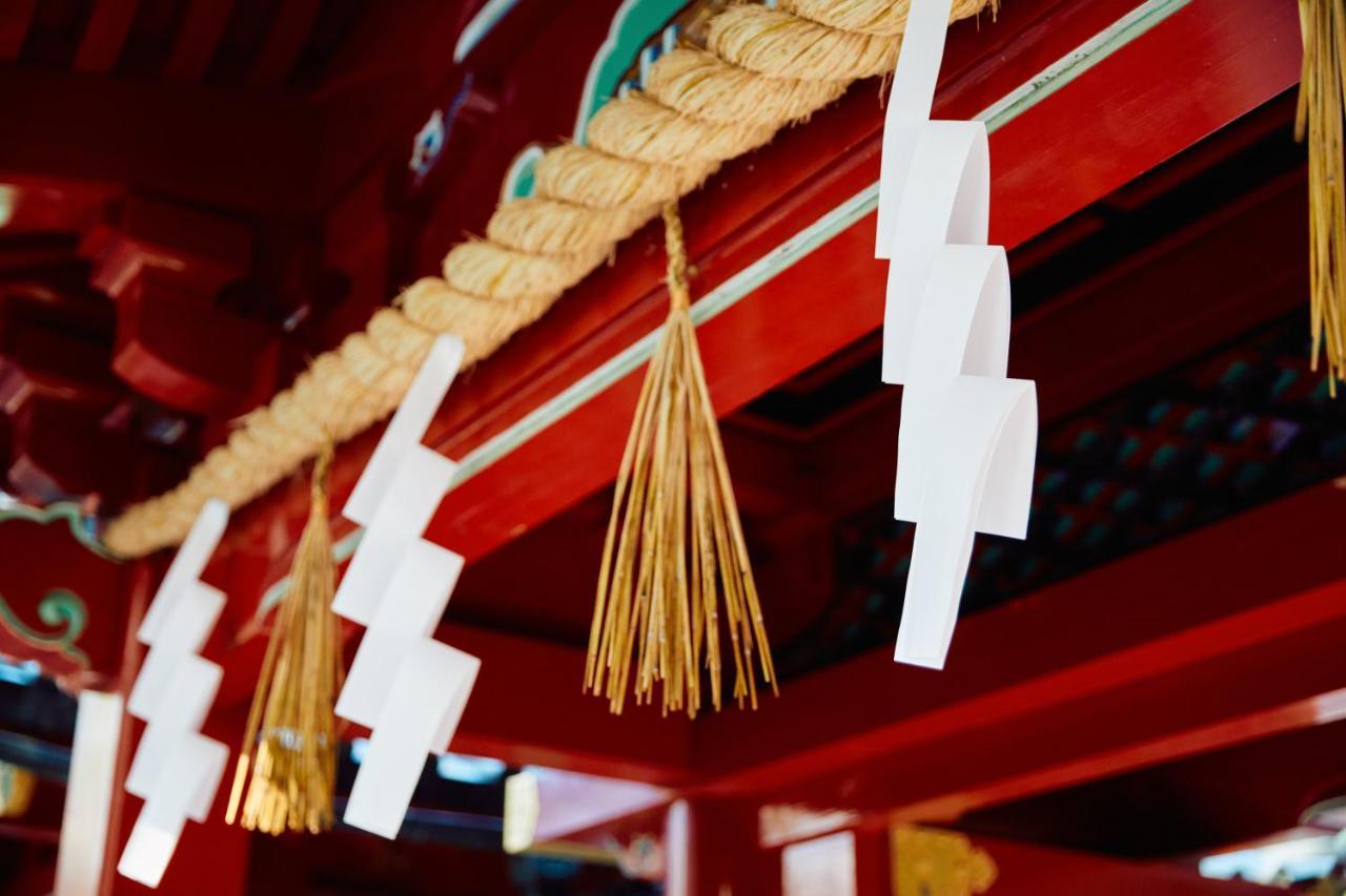 Villa Hakone Kabuto 古民家旅館 150平米 バス停迄一分 準天然温泉 最大12名 المظهر الخارجي الصورة