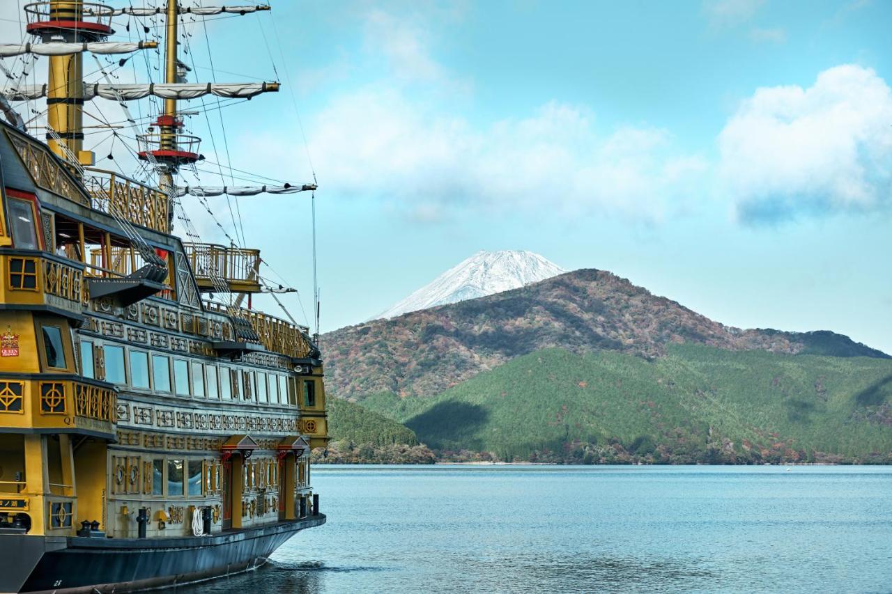 Villa Hakone Kabuto 古民家旅館 150平米 バス停迄一分 準天然温泉 最大12名 المظهر الخارجي الصورة
